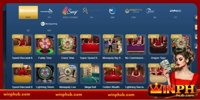 Premium Betting Rooms at WINPH Live Casino